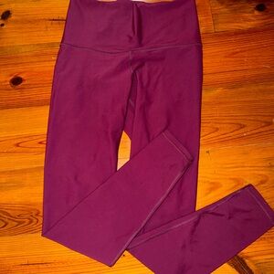 High waist Purple Leggings